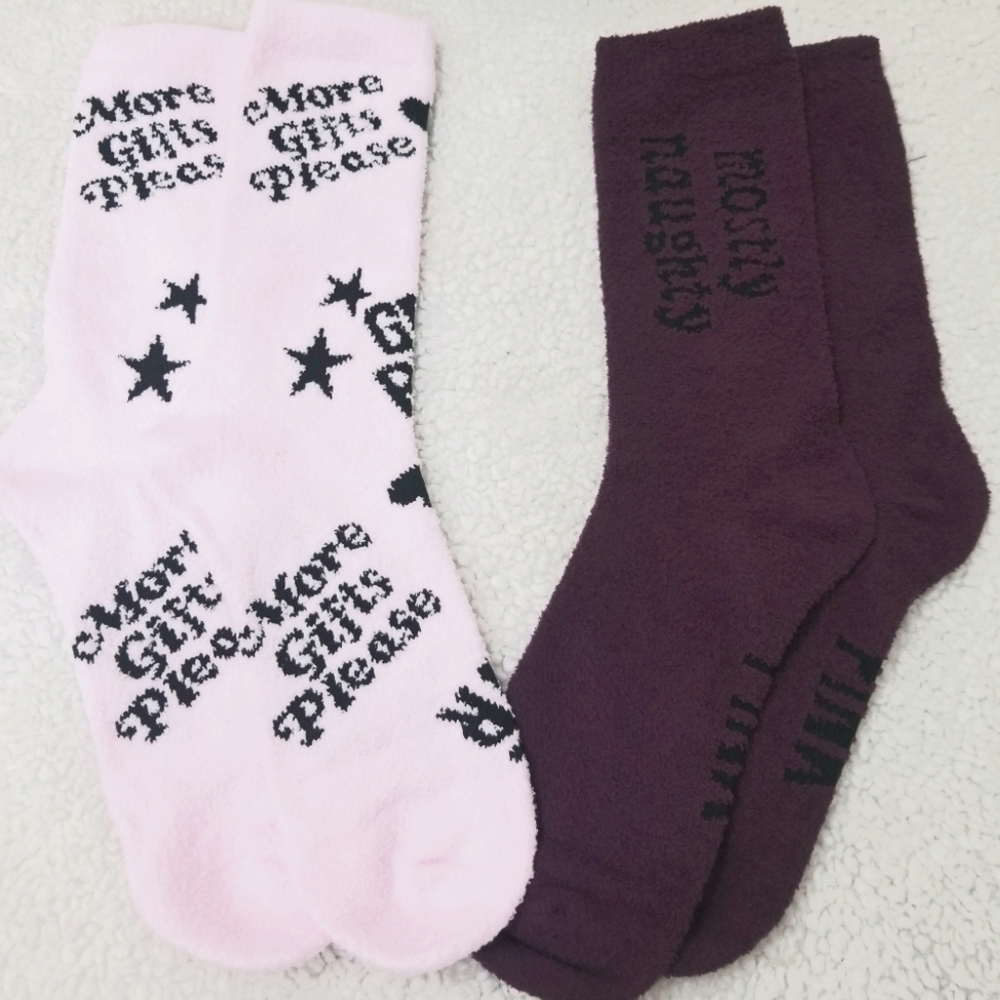💓PINK Crew Set of Socks, Box Included💓